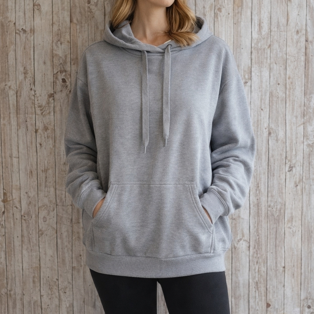 Women's 90 Degree By Reflex Gray Active Hoodie Small